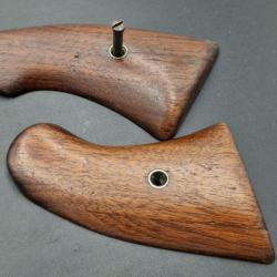 PAIRE DE PLAQUETTES REVOLVER COLT MODELE 1895 MILITAIRE US ARMY - USA XIXè