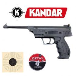 Pistolet à plombs Kandar (S3) Cal 4.5 mm + 1 x boîte de plombs + cibles (produit neuf et garantie) 1