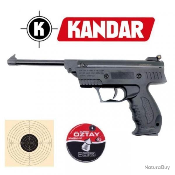 Pistolet  plombs Kandar (S3) Cal 4.5 mm + 1 x bote de plombs + cibles (produit neuf et garantie) 1