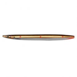 Poisson Nageur Savage Gear 3D Line Thru Sandeel 13,5cm Sinking 13,5cm 23g Brown Copper Red Dots