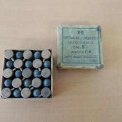 Boîte de 25 munitions en 9 mm à broche