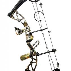 Kit arc à poulies EK Archery Exterminator camo 15-70 lbs / 17.5"-31.25"