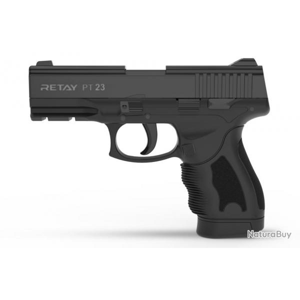 Pistolet d'alarme RETAY PT23 9mm PAK Noir + Mallette