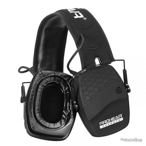 CASQUE ANTI-BRUIT LECTRONIQUE  RDUCTION ACTIVE ZOHAN PROHEAR PRISE JACK + SACOCHE