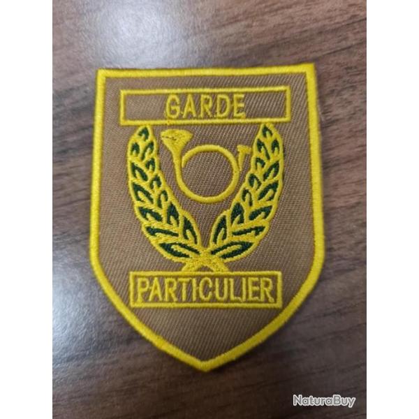 Ecusson poitrine Garde Particulier homologu