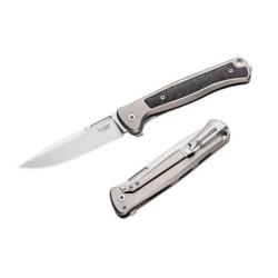 SK01.GY Couteau pliant Lionsteel "Skinny" gris