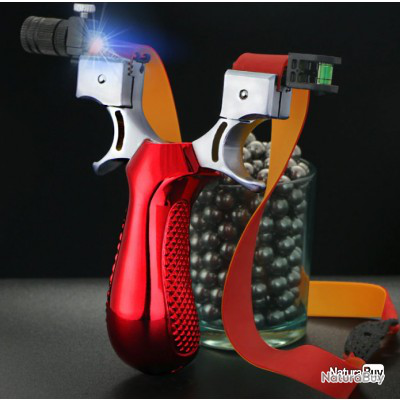 Fronde Pro Lance Pierre haute précision - Slingshot laser - chasse tir Pêche ✅ e