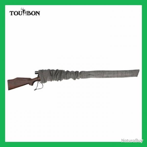 Tourbon Housse de fusil de chasse en Silicone trait 128cm Gris
