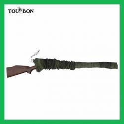 Tourbon Housse de fusil de chasse en Silicone traité 128cm Vert foncé