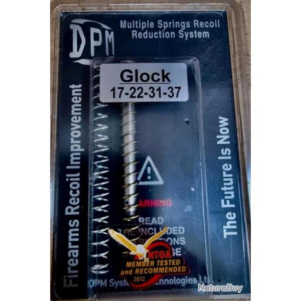 tige guide ressort anti recul DPM pour culasse glock 17 22 31 37