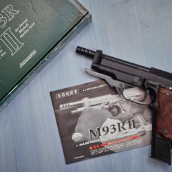 Pistolet airsoft KWA M93R II GBB réplique Beretta M93R (Pistolet de J.P.Belmondo dans Le Marginal)