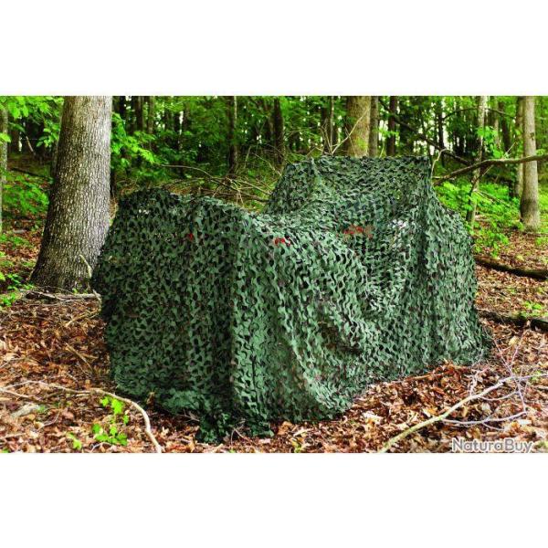 Filet de Camouflage Camosystems basic 3D - 6 m x 2,4 m - imprime tricolore 1 sans prix de rserve !