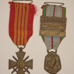 Médailles soldat france libre ww2 39/45
