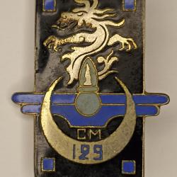 Insigne 129ème compagnie de magasin, type 2, indochine