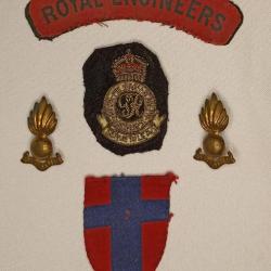 Insignes anglais ww2 royal engineers