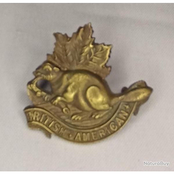 Insigne cap badge canadien rgiment british amrican ww1