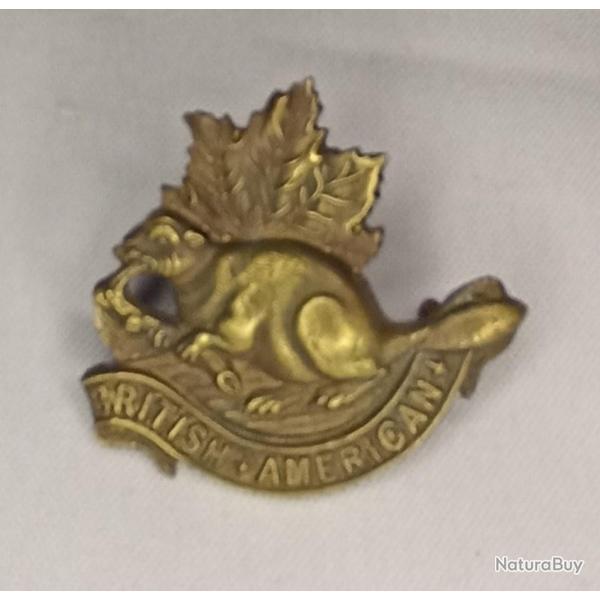 Insigne cap badge canadien rgiment british amrican ww1