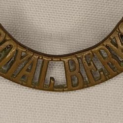Titre d'épaule anglais du royal berkshire ww1