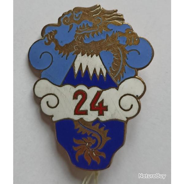 Insigne 24me bataillon d'infanterie vietnamien indochine