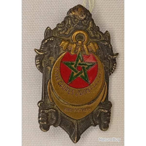 Insigne ecole des cadres union franaise vietnam sud