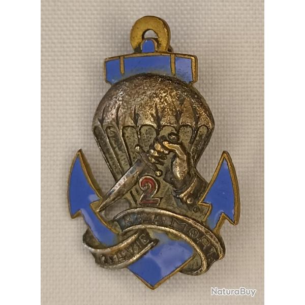 Rare insigne 1er type 2me bccp indochine para sas