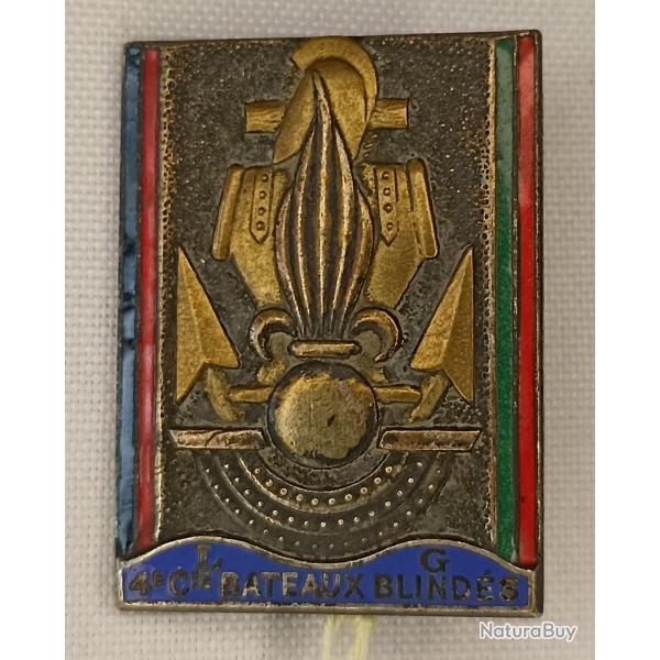 Insigne 4me compagnie de bateaux blinds lgion gnie