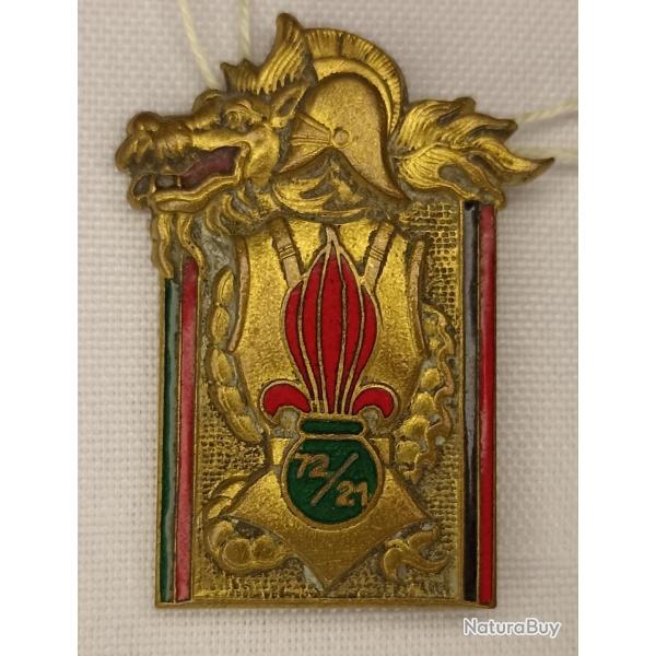 Insigne compagnie 72/21 lgion gnie indochine