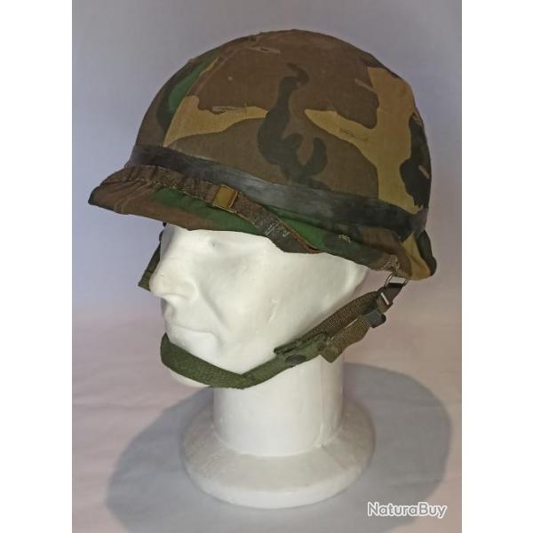 Casque us m1 troupes d'occupation us army en allemagne 1974