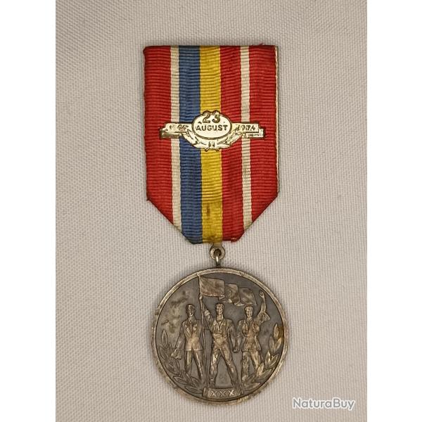 Mdaille commmorative 30me anniversaire libration roumanie