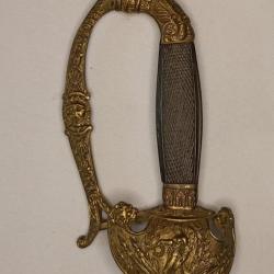Garniture épée de court officier xixème siècle
