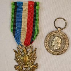 Médailles second empire italie commémo 1870