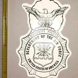 Stickers voiture de police us air force