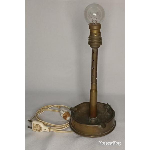 Lampe art populaire souvenir guerre d'algrie 1954