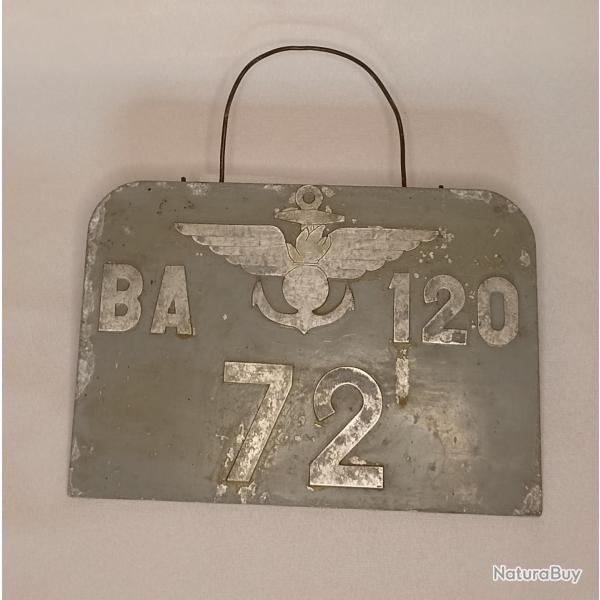 Plaque de vhicule base arienne 120