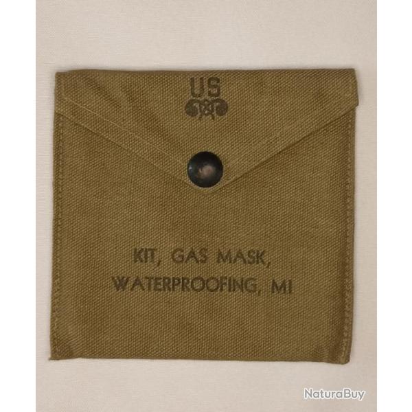 Pochette vide us army entretien gas mask ww2