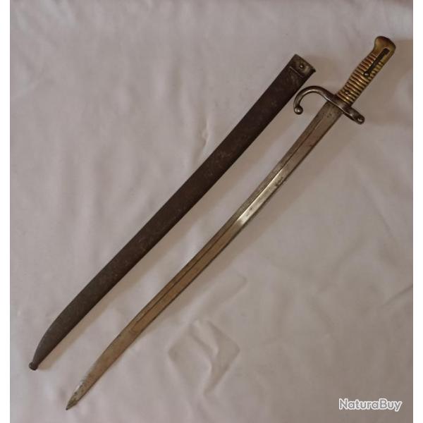 Sabre baonnette chassepot model 1868