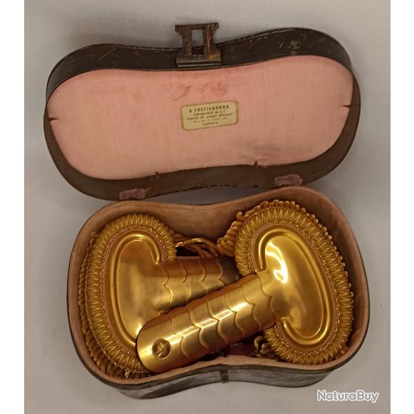 Epaulettes crmonie officier suprieur portugais ww1