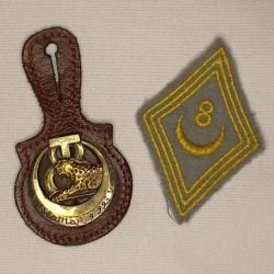 Insignes 8ème régiment tirailleur tunisien guerre algérie