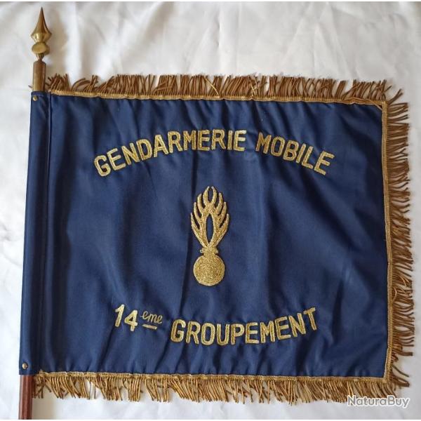 Fanion 14me groupement gendarmerie mobile