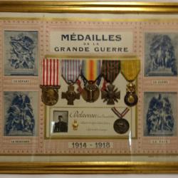 Diplôme médailles poilu 1914/1918 génie ww1