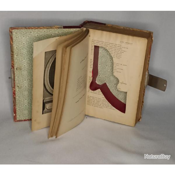 Rare livre cache d'arme model dbut xxme