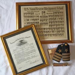 Groupping officier us navy 1944 ww2