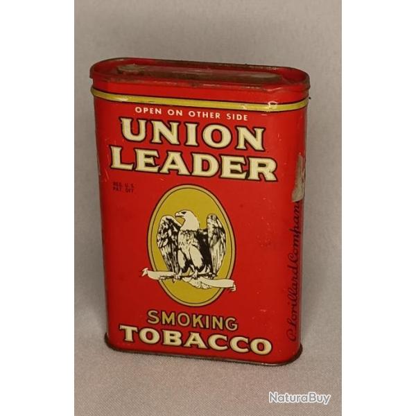 Boite  tabac us army union leader ww2