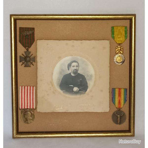 Souvenir mdailles zouaves 1914/1918 ww1