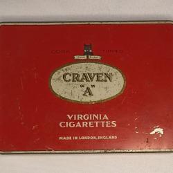 Boite à cigarettes anglaise CRAVEN "A" WW2