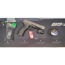 Pack LTL Bravo 1.50 pistolet défense + lampe+ 150 billes