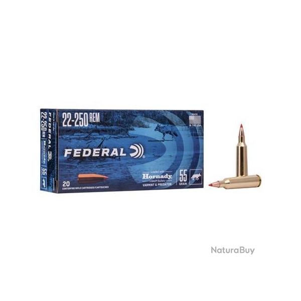 Munitions Federal Power Shok - Cal. 22-250 Rem.