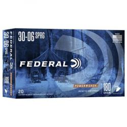 Munitions Federal Power Shok - Cal. 30-06 Spring. - 180 grains