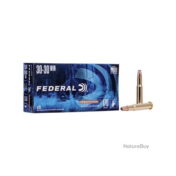 Munitions Federal Power Shok - Cal. 30-30 Win. - 170 grains