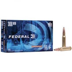 Munitions Federal Power Shok - Cal. 308 Win. - 150 grains